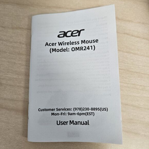 Acer Ergonomic Wireless Mouse Adjustable 1600 DPI Vertical Rechargeable OMR241 - Picture 6 of 7